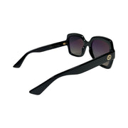 Gucci - GG Black Oversized Interlocking G Sunglasses