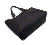 Gucci - GG Supreme Brown Canvas & Leather Tote Shoulder Bag