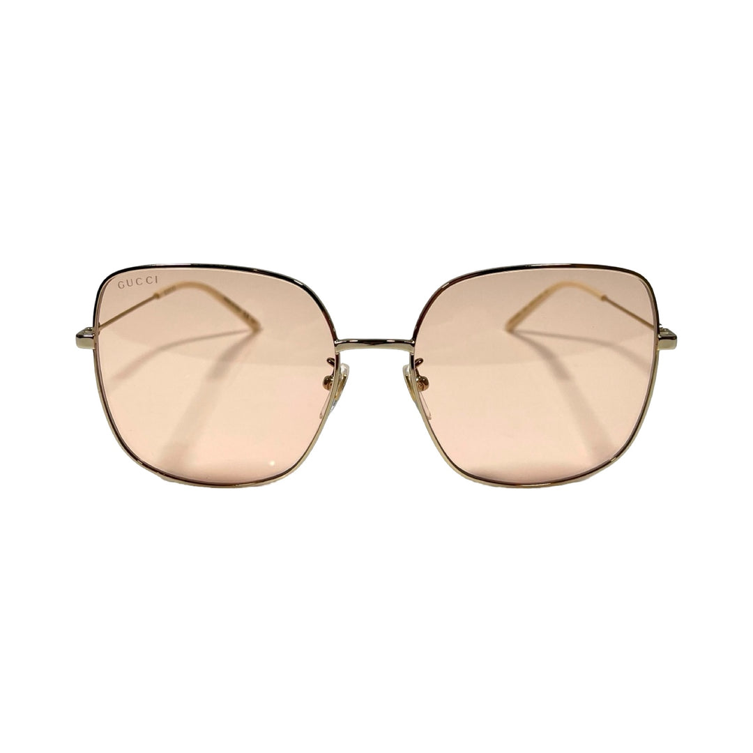 Gucci pink and gold sunglasses online