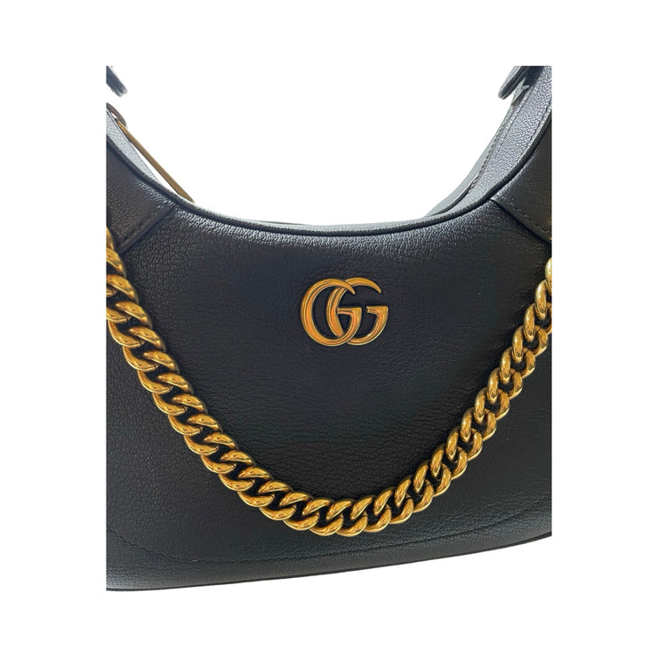 Gucci - GG Marmont Aphrodite Small In Black Leather