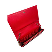 Gucci - GG Red Interlocking G Soho Wallet on Chain