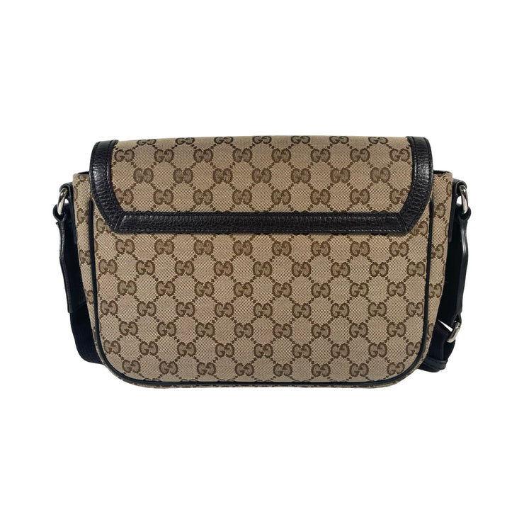 Gucci - GG Supreme Canvas Flap Messenger Bag