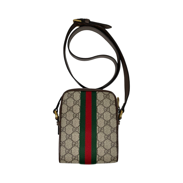 Gucci - GG Supreme Ophidia Web Mini Messenger