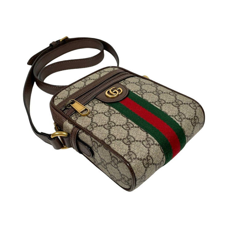 Gucci - GG Supreme Ophidia Web Mini Messenger