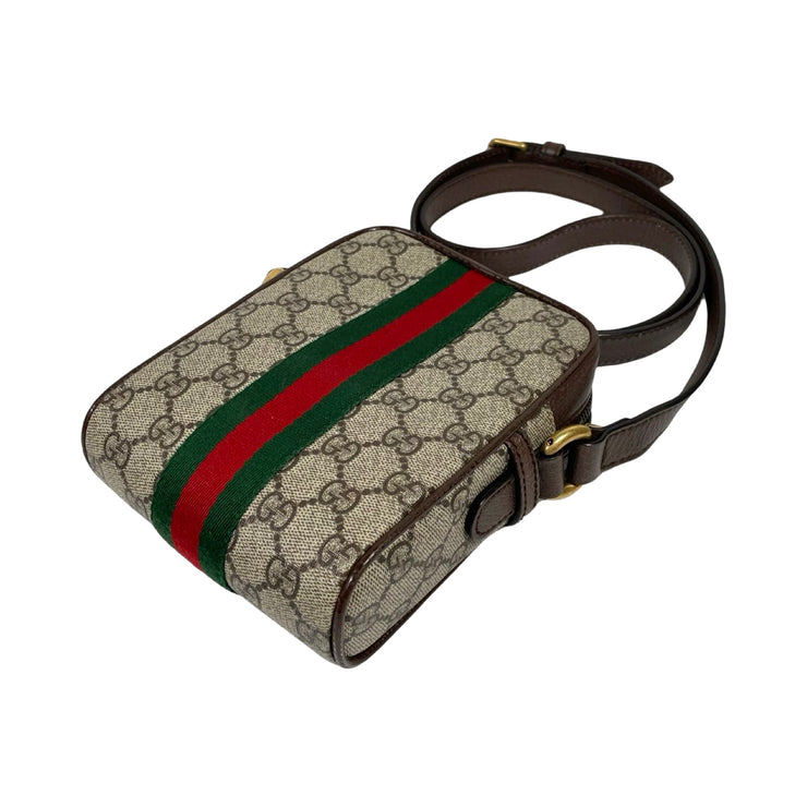 Gucci - GG Supreme Ophidia Web Mini Messenger