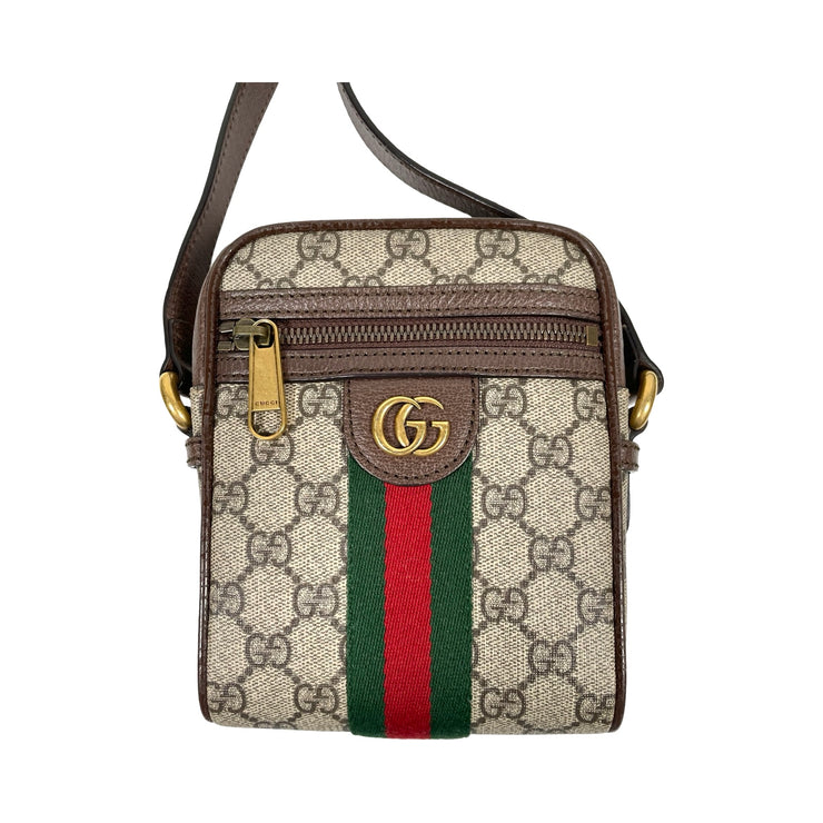 Gucci - GG Supreme Ophidia Web Mini Messenger