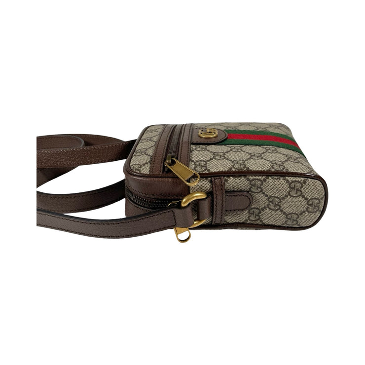 Gucci - GG Supreme Ophidia Web Mini Messenger