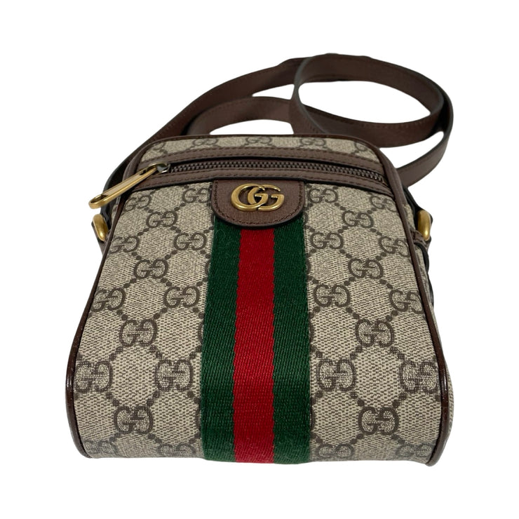 Gucci - GG Supreme Ophidia Web Mini Messenger