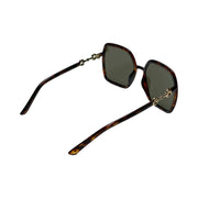 Gucci - Havana Gold Horsebit Sunglasses