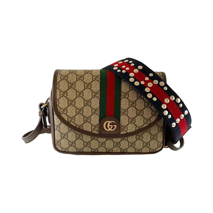 Gucci - Ophidia GG Supreme Canvas Small Shoulder Bag w/2 Straps