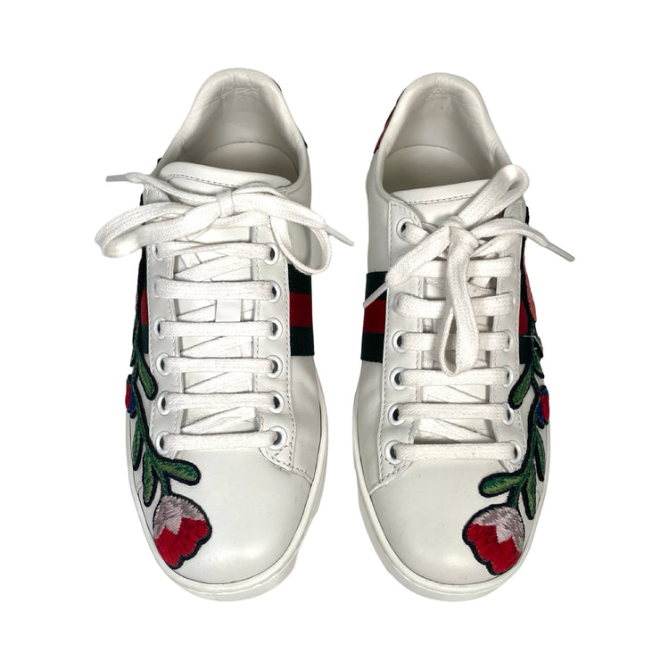 Gucci ace embroidered floral online