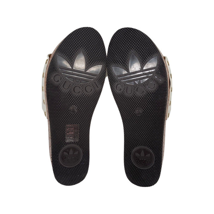 Gucci x Adidas - GG Clog White Leather