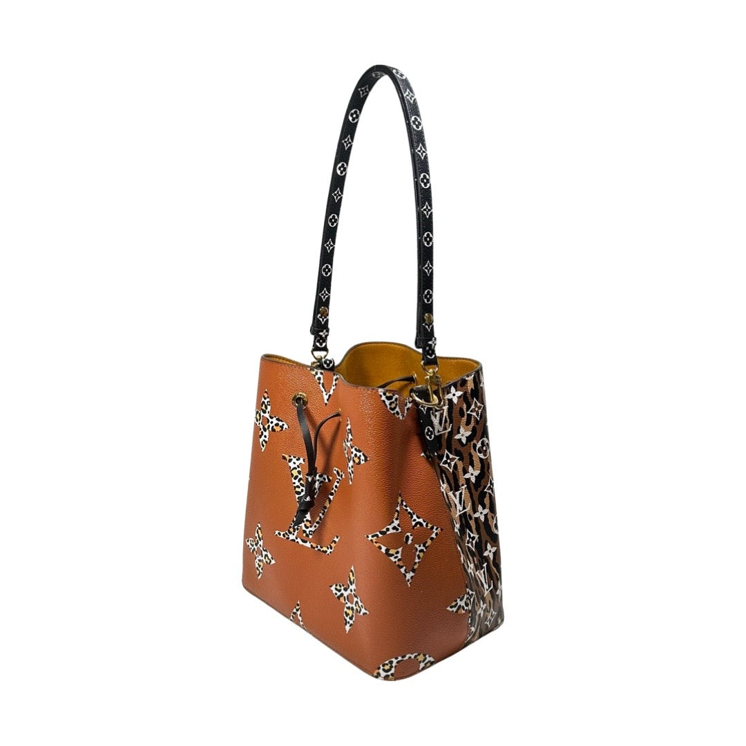 Louis Vuitton NeoNoe Handbag Limited Edition Jungle Monogram Giant