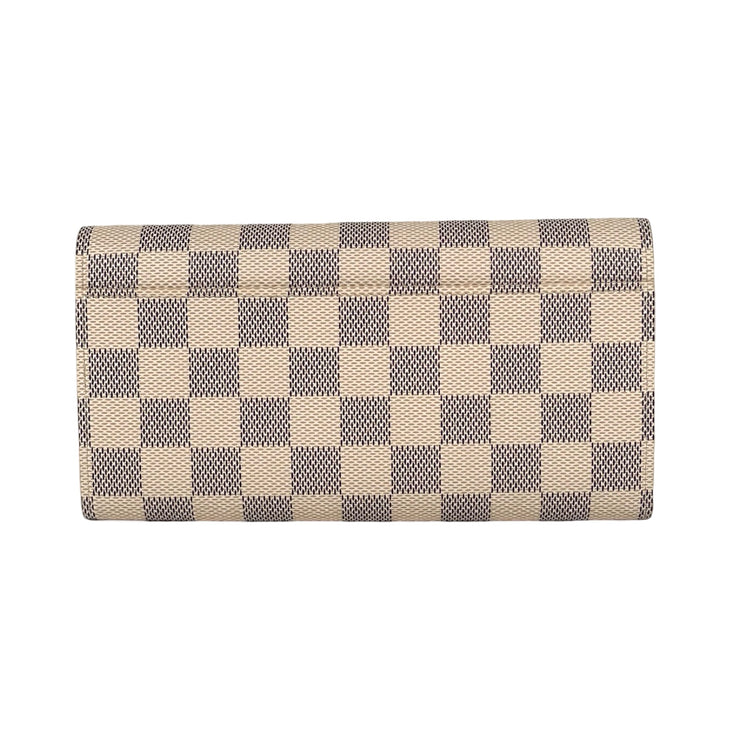 Louis Vuitton - Damier Azur Sarah Long Envelope Wallet