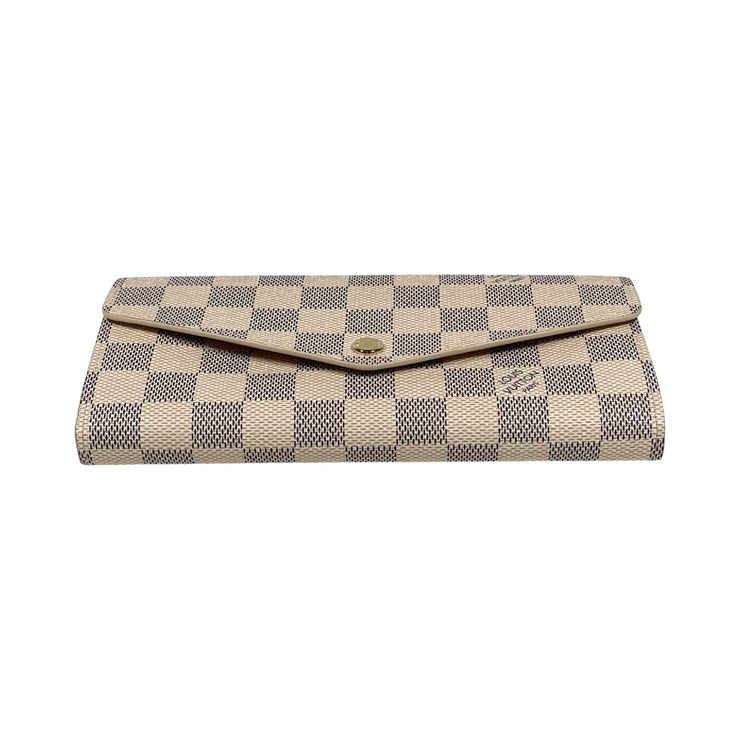 Louis Vuitton - Damier Azur Sarah Long Envelope Wallet