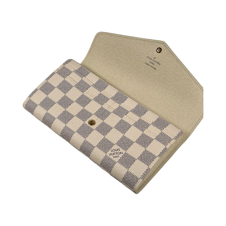 Louis Vuitton - Damier Azur Sarah Long Envelope Wallet