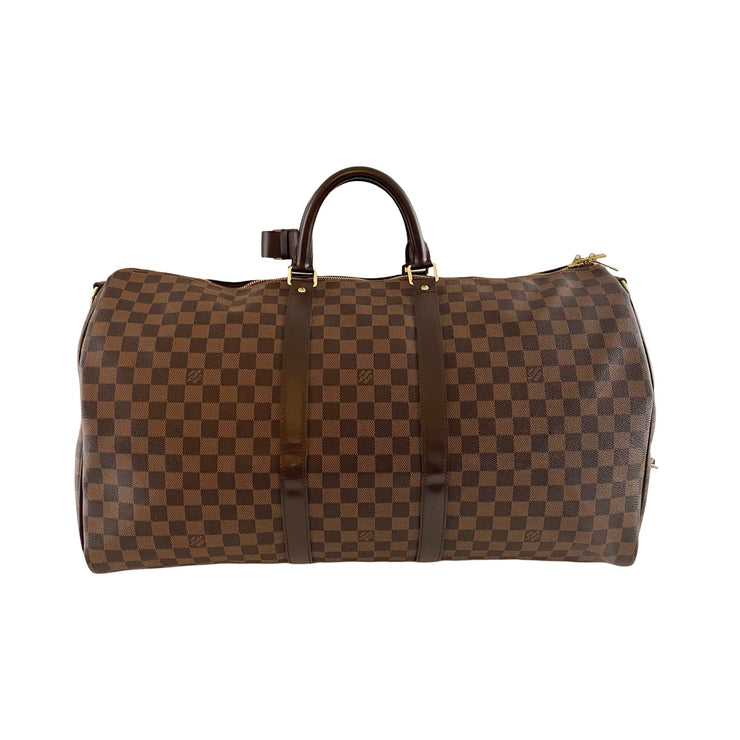 Louis Vuitton - Damier Ebene Keepall 55 Bandouliere