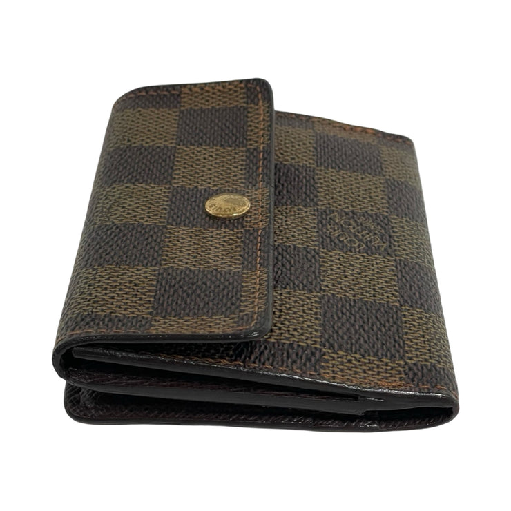 Louis Vuitton - Damier Ebene Ludlow Coin Purse Wallet