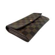 Louis Vuitton - Damier Ebene Porte Feuille Sarah Bifold Wallet