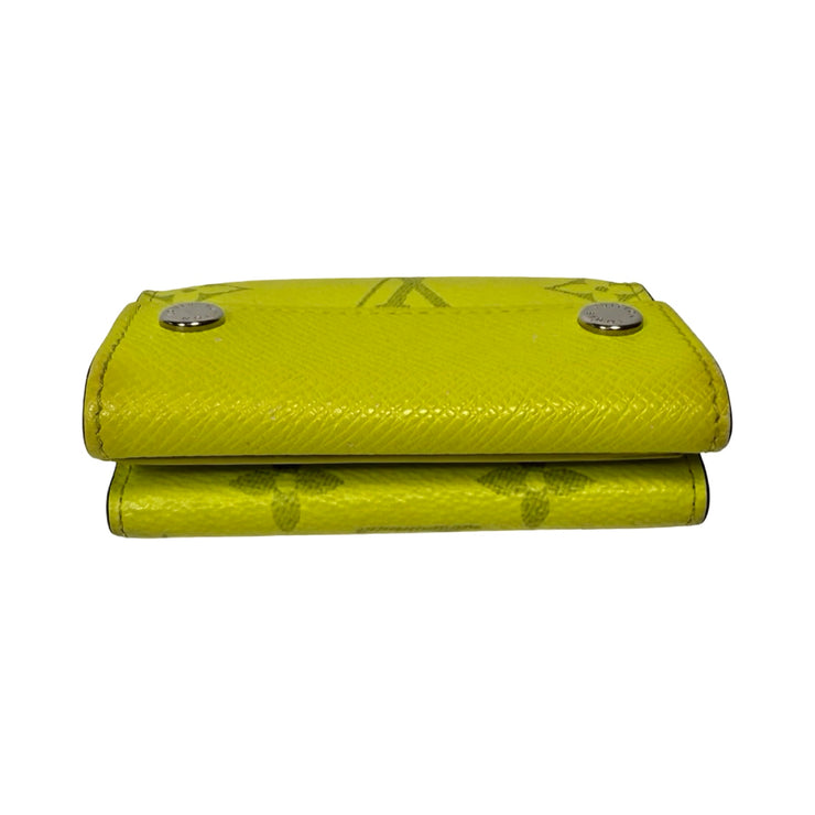 Louis Vuitton - Discovery Monogram Bahia Tiaga Yellow Compact Wallet