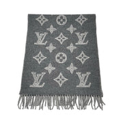 Louis Vuitton - Grey Monogram Shadow Scarf