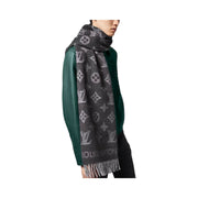 Louis Vuitton - Grey Monogram Shadow Scarf