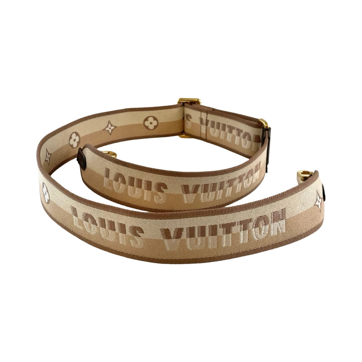 Louis Vuitton - Jacquard Speedy Bandouliere 20 Brown Shoulder Strap