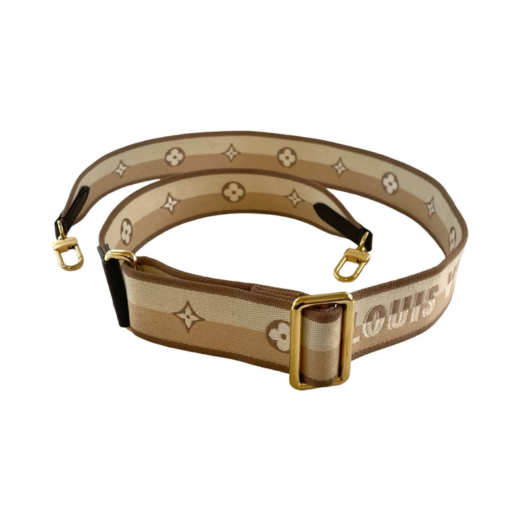 Louis Vuitton - Jacquard Speedy Bandouliere 20 Brown Shoulder Strap
