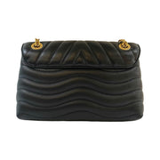 Louis Vuitton - LV New Wave MM Black Leather Chain Bag