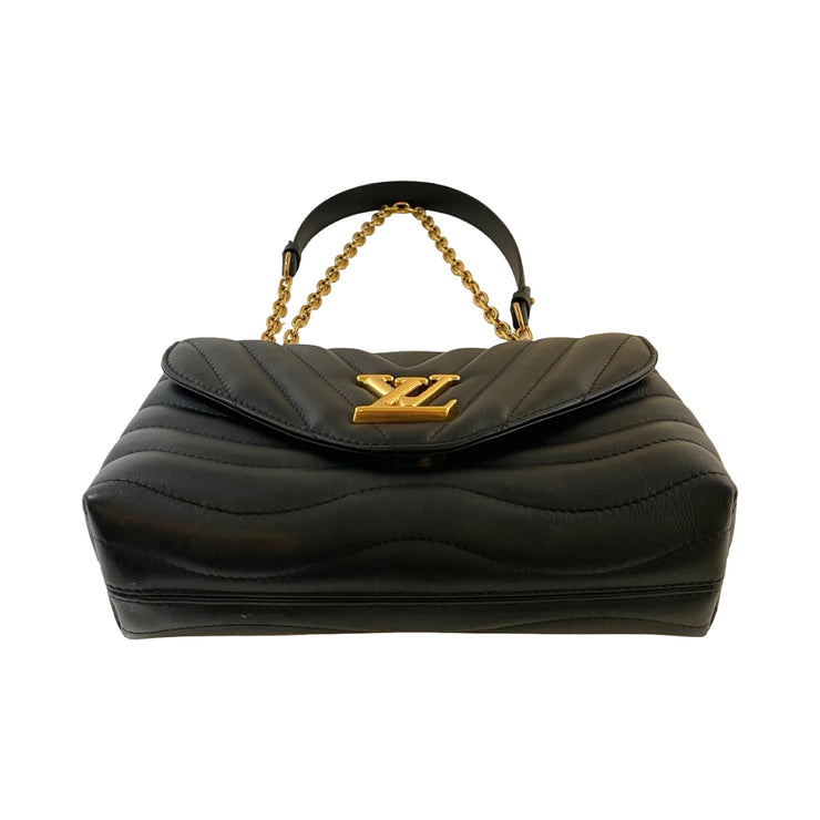 Louis Vuitton - LV New Wave MM Black Leather Chain Bag