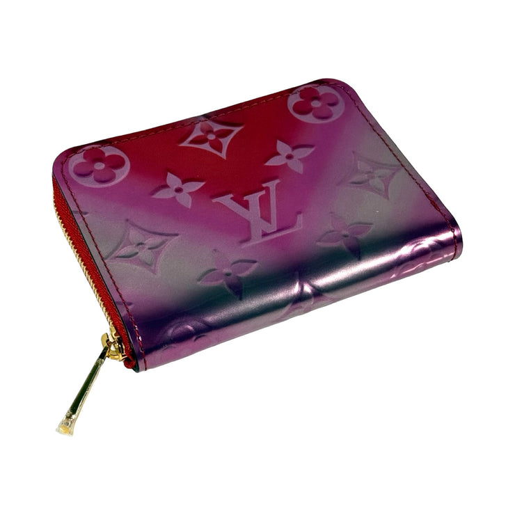 Louis Vuitton - Metallic Pink Monogram Vernis Compact Wallet