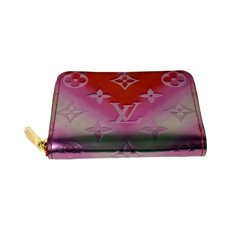 Louis Vuitton - Metallic Pink Monogram Vernis Compact Wallet