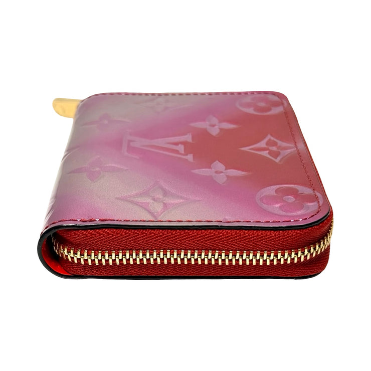Louis Vuitton - Metallic Pink Monogram Vernis Compact Wallet