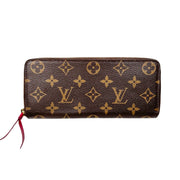 Louis Vuitton - Monogram Clemence Zip Wallet Fuchsia