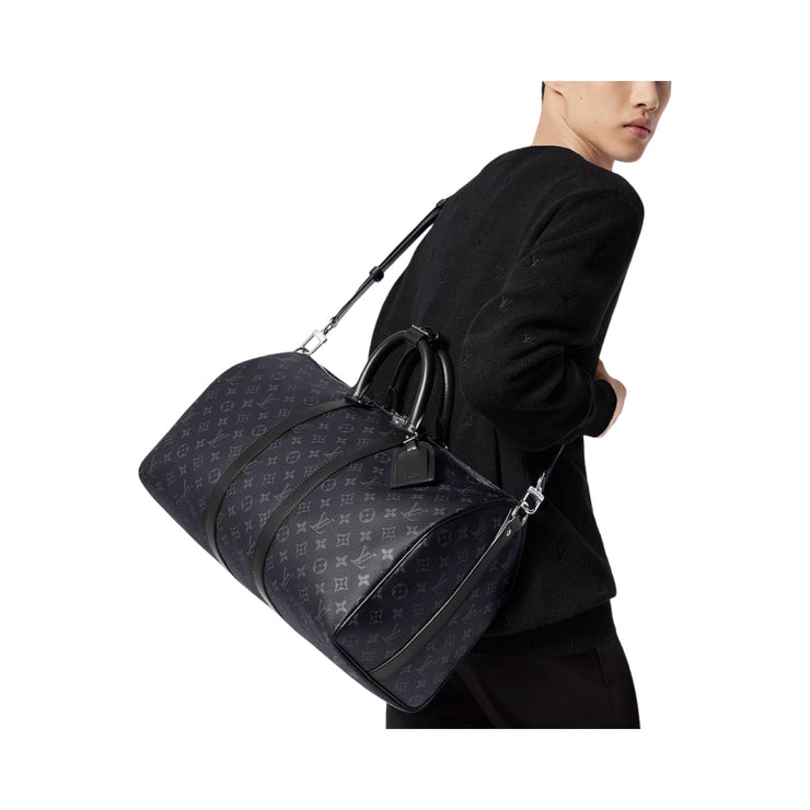 Louis Vuitton - Monogram Eclipse Keepall Bandouliere 45 NEW