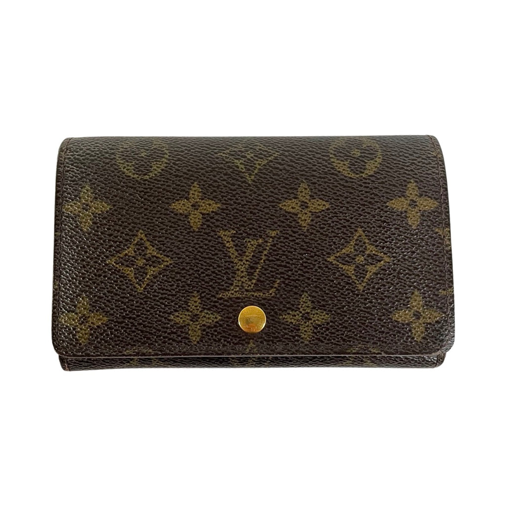 Louis Vuitton Brown Monogram Porte Trifold Wallet