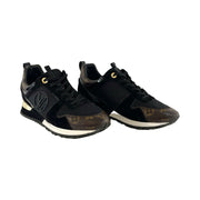 Louis Vuitton - Run Away Monogram Sneakers Black Suede