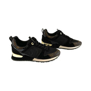 Louis Vuitton - Run Away Monogram Sneakers Black Suede