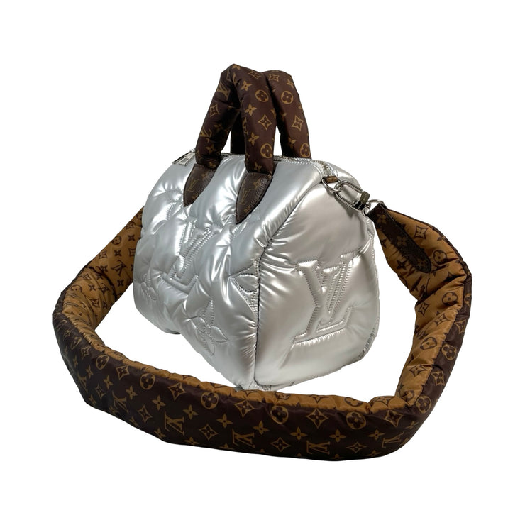 Louis Vuitton - Silver Econyl Mini Monogram Pillow Speedy Bandouliere 25