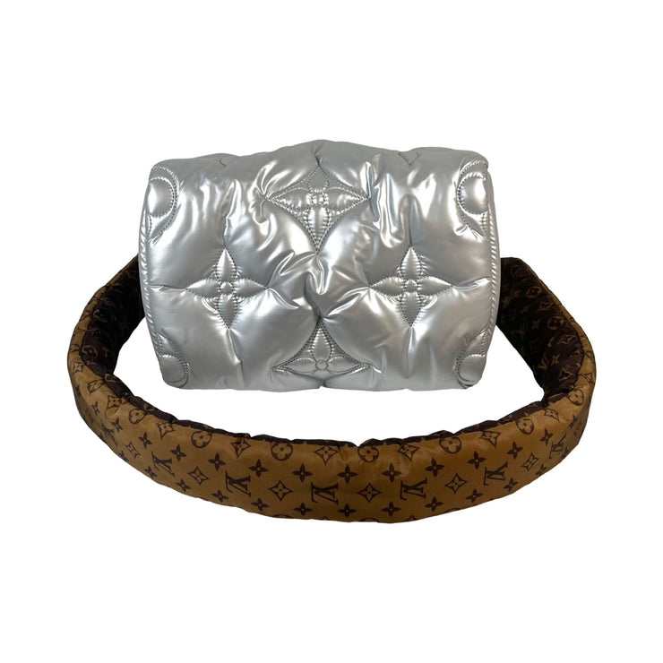 Louis Vuitton - Silver Econyl Mini Monogram Pillow Speedy Bandouliere 25