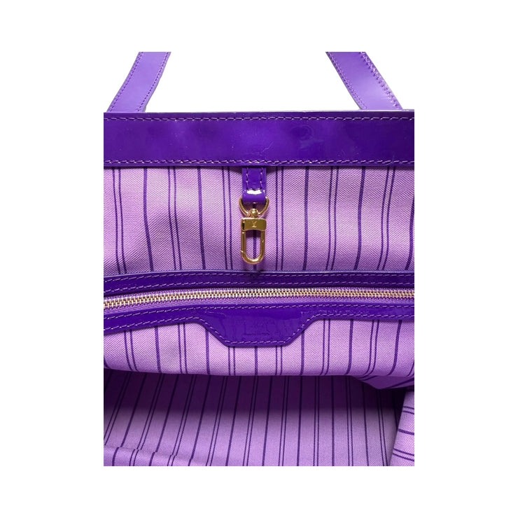 Louis Vuitton x Takashi Murakami - 2010 Cosmic Blossom PM Purple Tote
