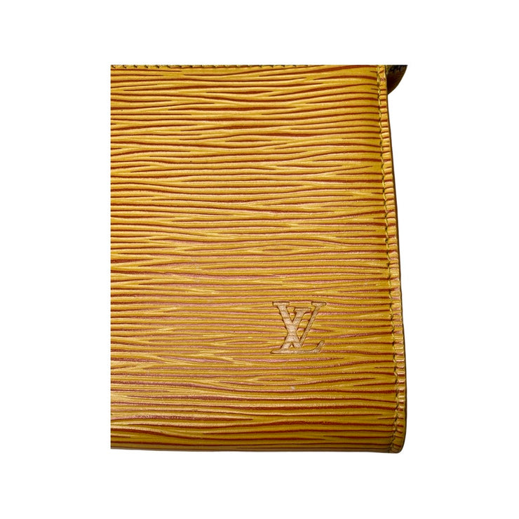 Louis Vuitton - Yellow Epi Pochette Wristlet