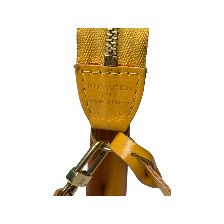 Louis Vuitton - Yellow Epi Pochette Wristlet