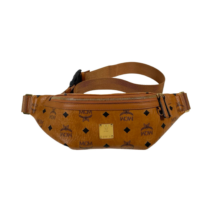 MCM - Cognac Visetos Belt Bag Small