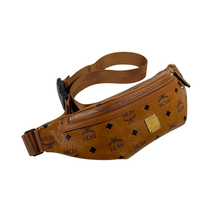 MCM - Cognac Visetos Belt Bag Small