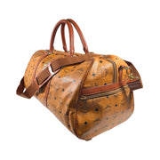 MCM - Cognac Visetos Boston Duffle Bag 55 w/Strap