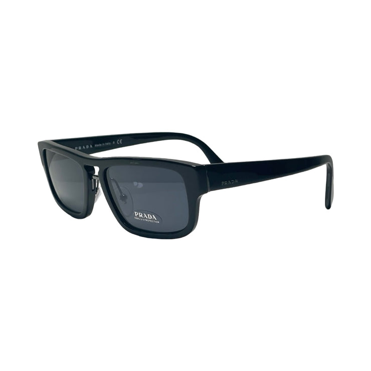 Prada - Black Acetate Unisex Sunglasses