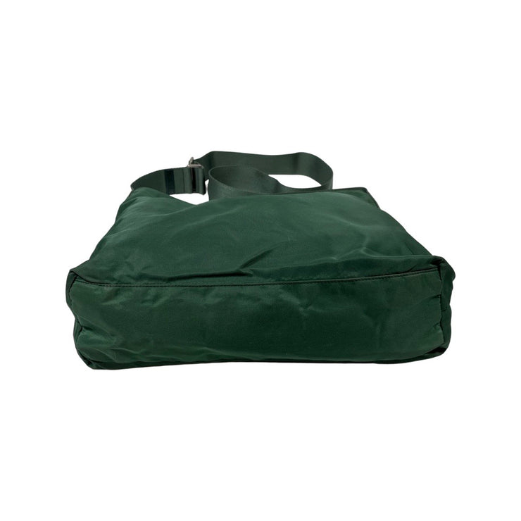 Prada Green Tessuto Nylon Crossbody Bag