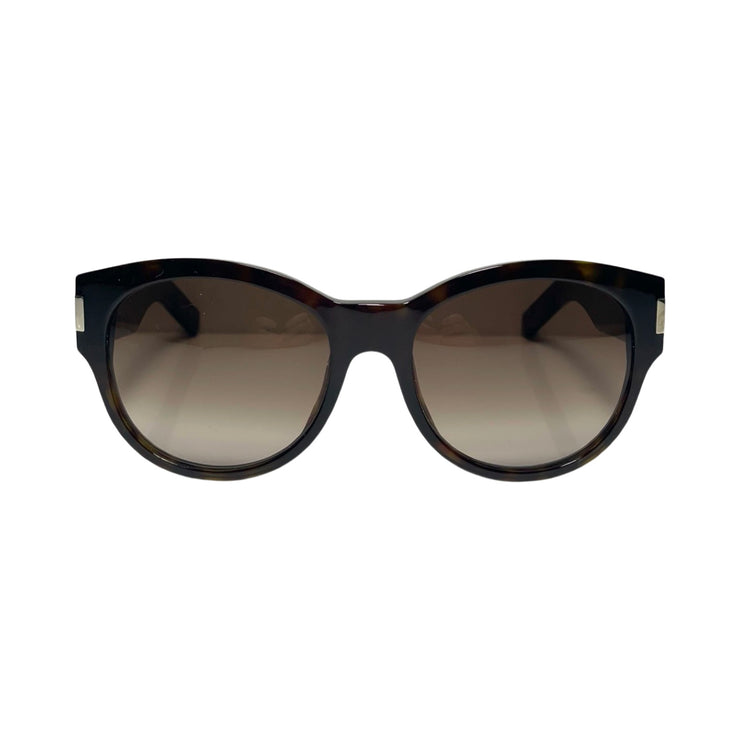 Saint Laurent - Dark Havana Gradient Lens Sunglasses