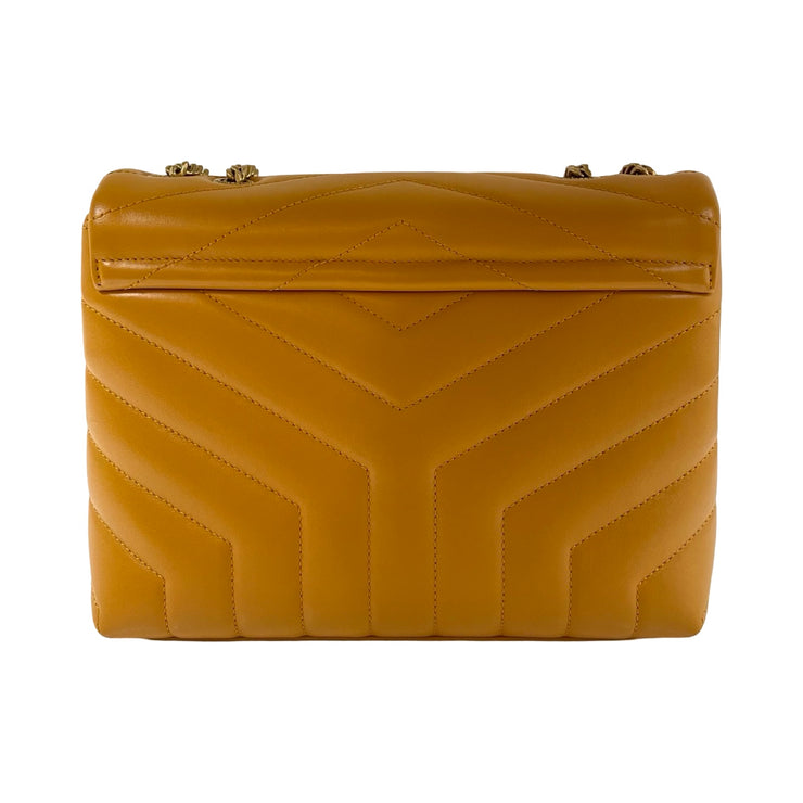 Saint Laurent - LouLou Small Quilted Calfskin Leather Cheddar